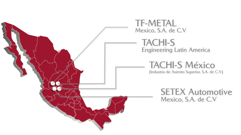 Mapa de plantas Tachi-s México